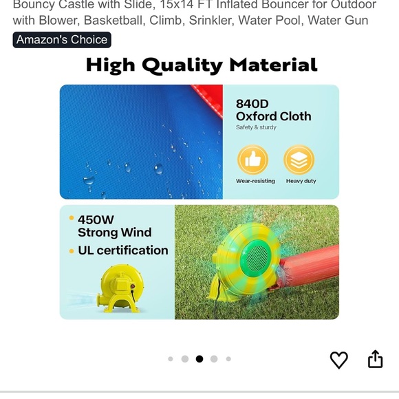 Colorful Inflatable Bounce House - Picture 6 of 6